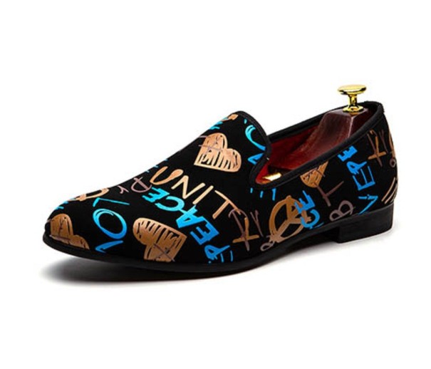 Loafers med tryck för män 44,5