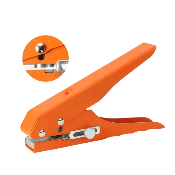 Locher für Papier und Laminat 15 mm mit einstellbarem Abstand vom Rand 15,3 x 9 cm Praktisches Werkzeug für Büro und Heimwerkstatt