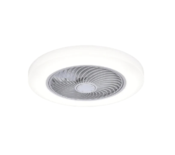 Loftsventilator Loftsventilator med LED-lys og app-styring 220 V 52 x 20 cm hvid