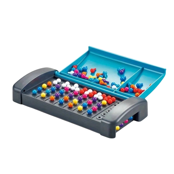 Logic Game Code Breaking 17 x 8 cm Travel Board Game with Coloured Pegs Logic Practice Deductive Game for Children and Adults 1