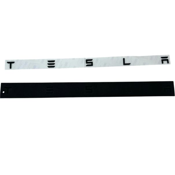 Logotipo cromado Tesla para la puerta trasera del maletero, emblema, insignia, etiqueta para accesorios de Model 3 S X Y en varios negro mate