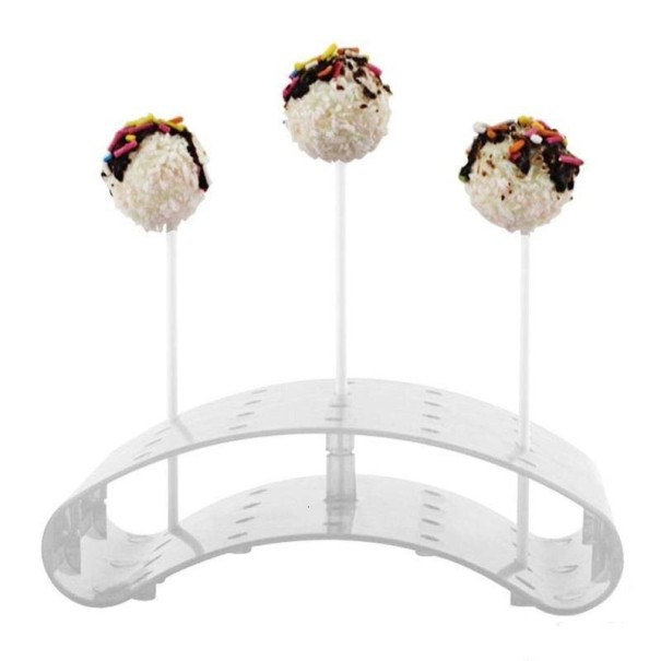 Lollipop stativ genomskinlig