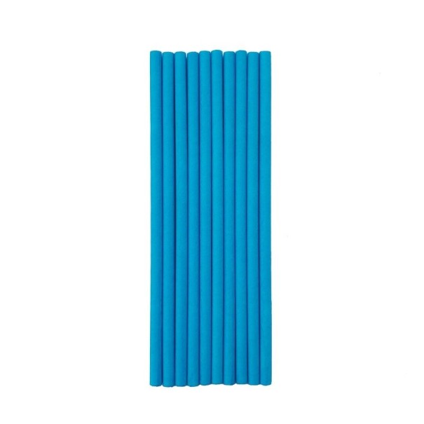 Lollystokjes 10 stuks blauw L