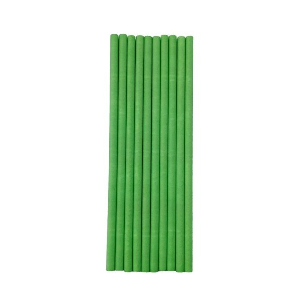Lollystokjes 10 stuks groen S