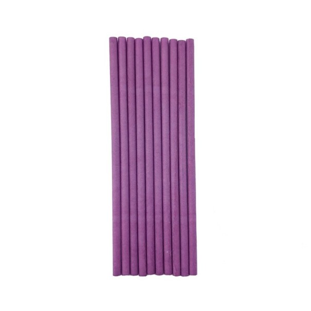 Lollystokjes 10 stuks paars L