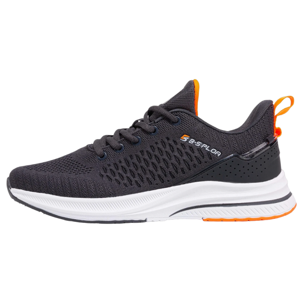 Löparskor för män Halkfri sula Herrsneakers för sport Andas Soft V235 mörkgrå 42