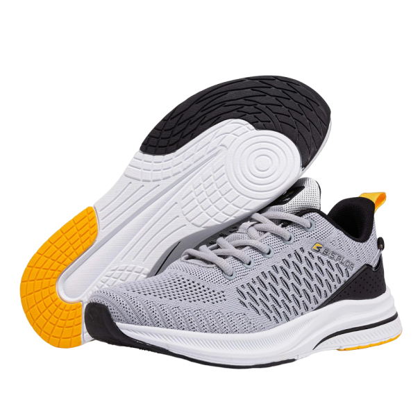 Löparskor för män Halkfri sula Herrsneakers för sport Andas Soft V235
