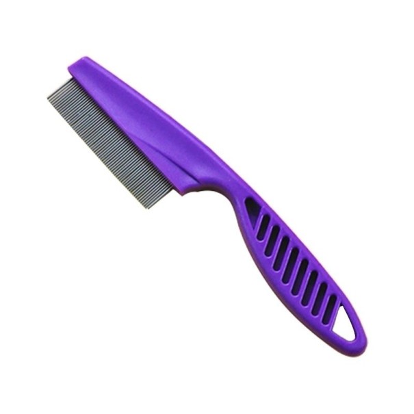 Loppkam - 18,5 cm lila