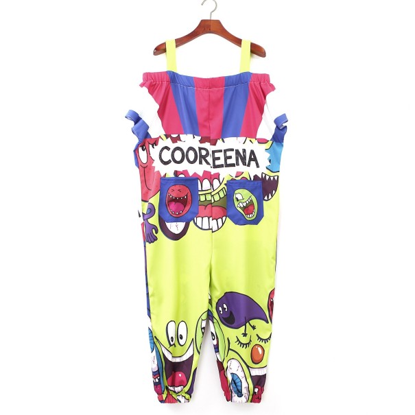 Lös jumpsuit för kvinnor med neddragna ärmar 3