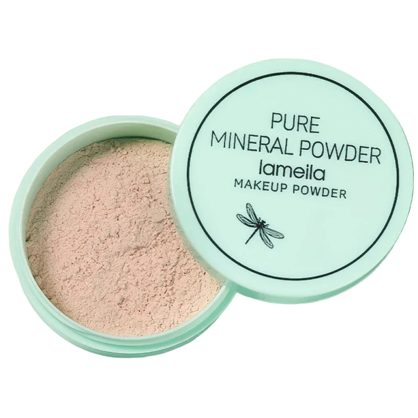 Löst matt puder för fixering av makeup Vattenfast sammetspuder Långtidshärdande puder mot ansiktsfetighet