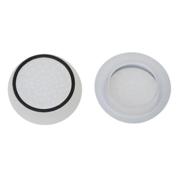 Lot de 2 housses de protection en silicone bicolore pour manettes PS5, PS4 Xbox Series X/S Housses de protection pour sticks analogiques noir