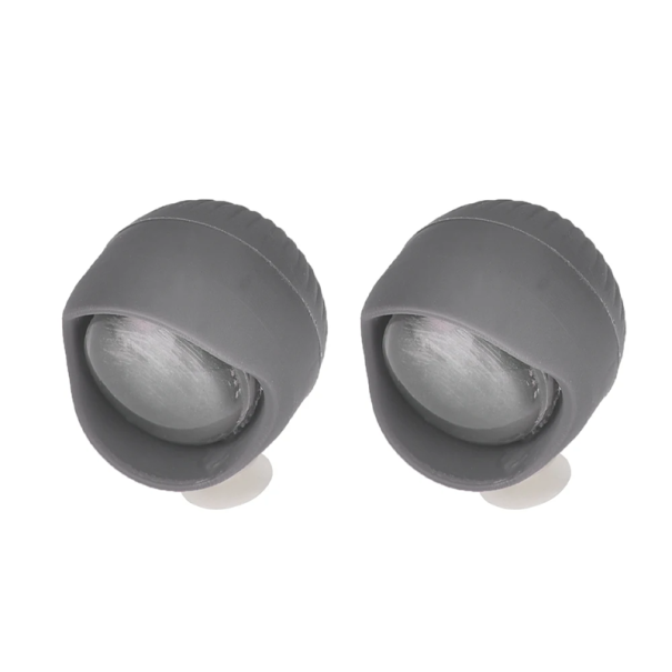 Lot de 2 lampes LED pour chaussures, décoration pour course nocturne, promenade du chien, 3 modes clignotants, accessoire réfléchissant de sécurité gris