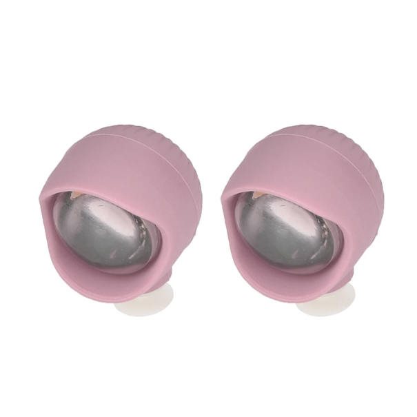 Lot de 2 lampes LED pour chaussures, décoration pour course nocturne, promenade du chien, 3 modes clignotants, accessoire réfléchissant de sécurité rose