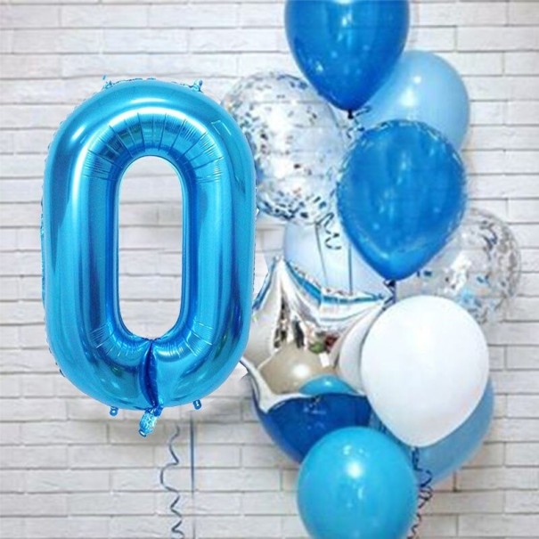 Lote de 12 globos de cumpleaños 10