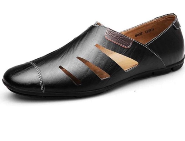 Louis läder loafers för män