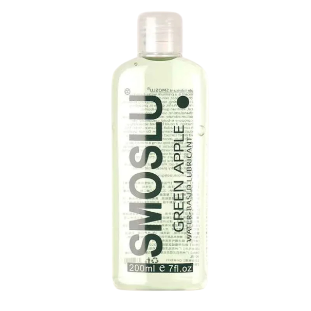 Lubrifiant à base d'eau pomme 200 ml hydratation durable texture soyeuse compatible avec les accessoires érotiques et les préservatifs emballage 1