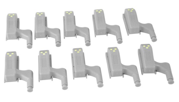 Luci LED per armadietti da cucina - 10 pz bianco freddo