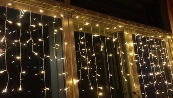 Luci natalizie da esterno bianco caldo