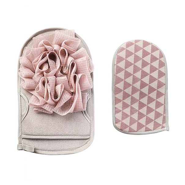 Luffa tvättlapp rosa