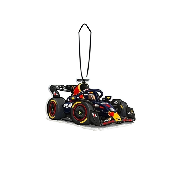Lufterfrischer für das Auto Anhänger Formel ca. 12 × 7 cm Aromatherapie farbige hängende Dekoration für den Rückspiegel