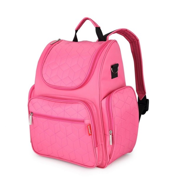 Luiertas met accessoires roze