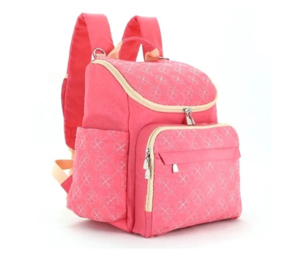 Luiertas voor kinderwagen roze