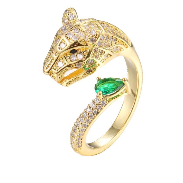 Luipaardring goud