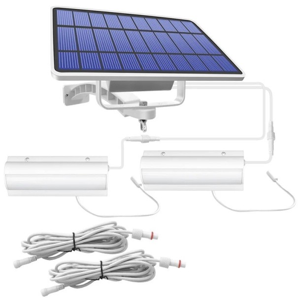 Lumini solare albe suspendate 2 buc cu comutator cu tragere Cablu de 3m imbunatatit Lampa pentru interior si exterior Iluminat pornit/oprit automat Balcon hambar 1