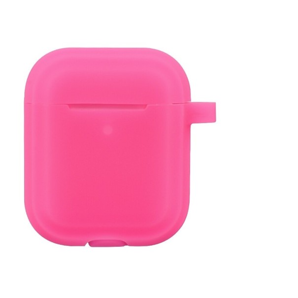 Luminiscenčné obal na puzdro na Apple Airpods K2105 tmavo ružová 1