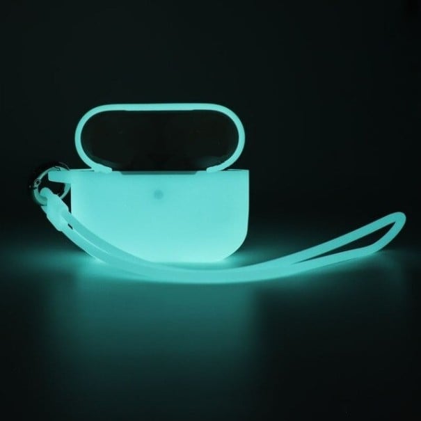 Luminisoiva kuori Apple Airpods Pro -koteloon valkoinen