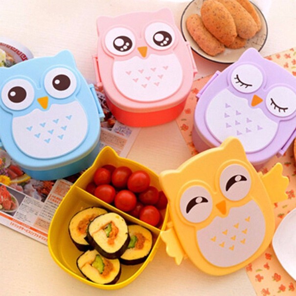 Lunchbox voor kinderen uil
