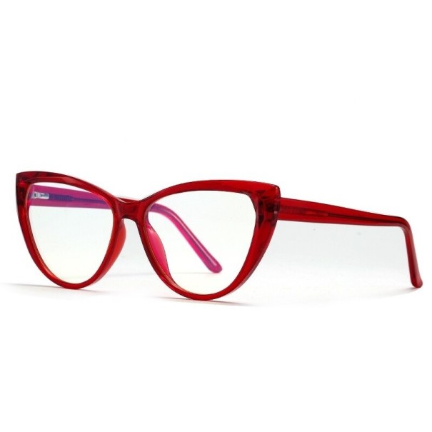 Lunettes anti-lumière bleue T1447 rouge