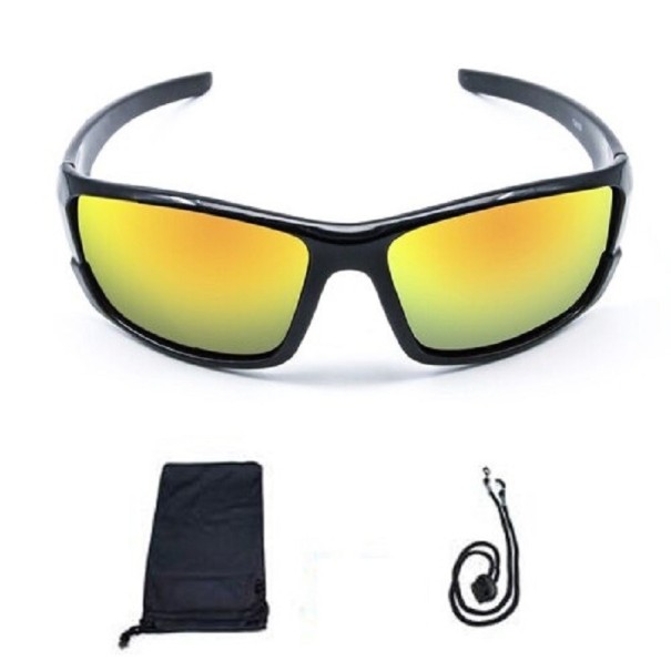 Lunettes de pêche orange