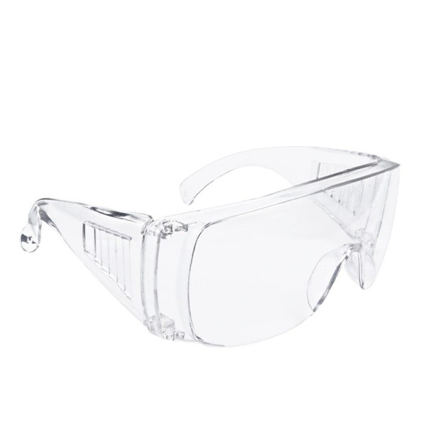 Lunettes de protection en plastique pour laboratoire dentaire et blanchiment des dents avec protection contre la lumière UV et la lumière de durcissement pour usage dentaire blanc