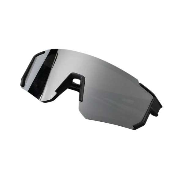 Lunettes de soleil de sport avec verres transparents gris Protection des yeux lors des sports Monture légère Lunettes pour le cyclisme, la course, la randonnée et les activités de plein air 1