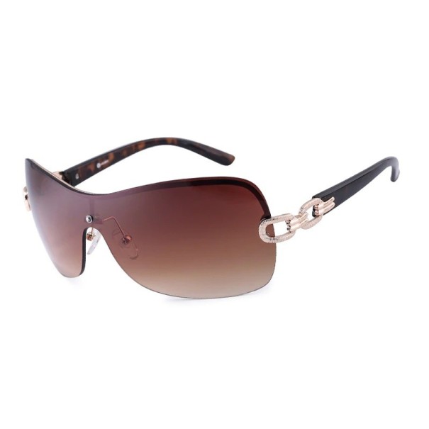 Lunettes de soleil pour femmes E1557 marron