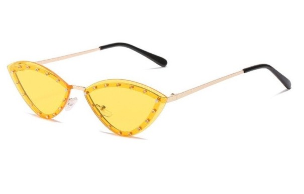 Lunettes de soleil pour femmes E1671 jaune