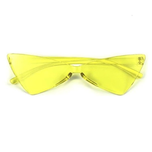 Lunettes de soleil pour femmes E1802 jaune