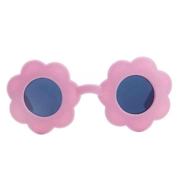 Lunettes de soleil pour poupée en forme de fleur rose