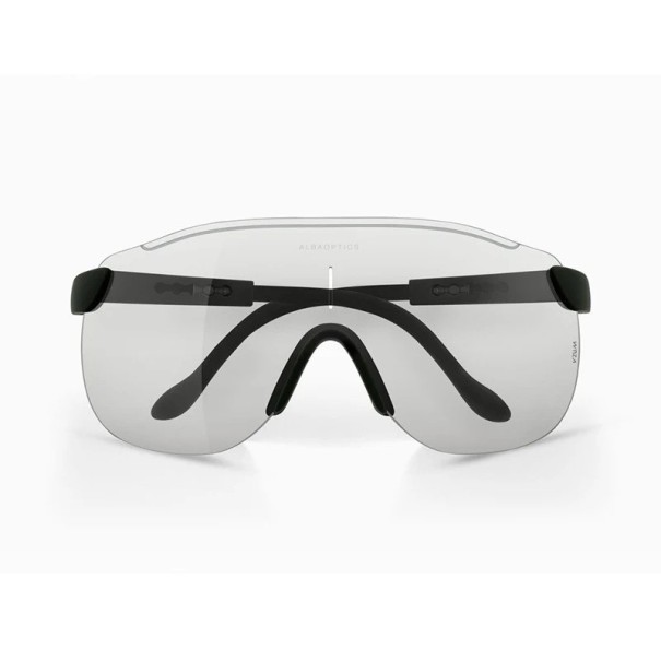 Lunettes de sport pour cyclisme avec monture noire et verres colorés Lunettes de soleil pour hommes pour vélo et VTT blanc