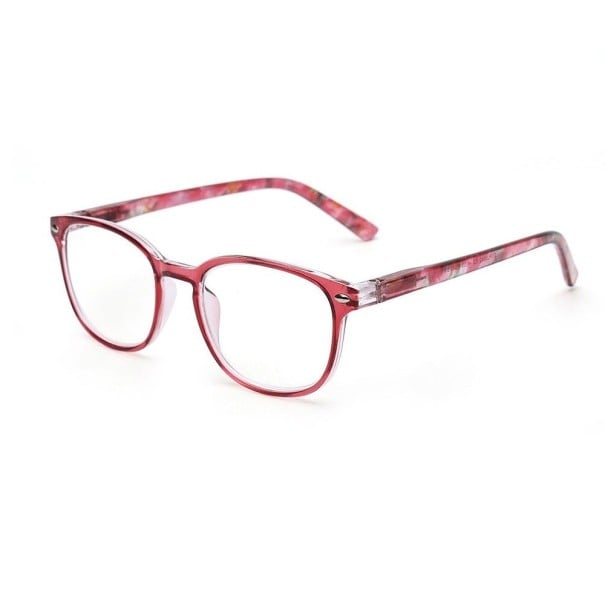 Lunettes de vue pour femmes bloquant la lumière bleue +1,50 rouge