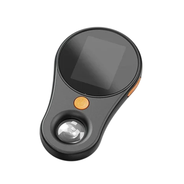 Lupa digital con 8 luces LED Aumento 500X Pantalla IPS de 2&quot; 11,6 x 6,6 cm USB-C 600 mAh Fotografía y grabación de vídeo Lupa de inspección negro