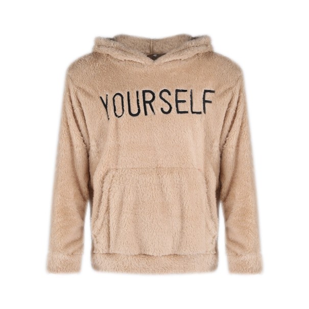 Lustig tröja för män beige XXL