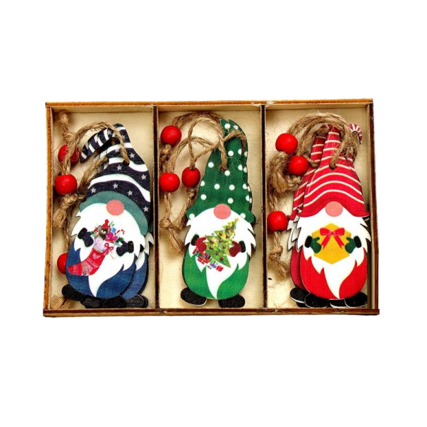 Lutin de Noël à suspendre 9 pcs 3