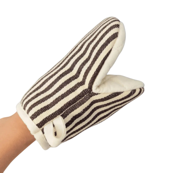 Luvas de cozinha tamanho universal Luvas de proteção para cozinhar, assar e manusear utensílios quentes castanho