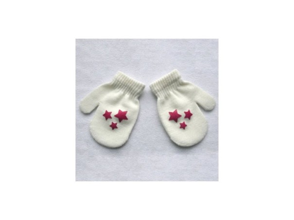 Luvas de malha para crianças com estampado J586 1