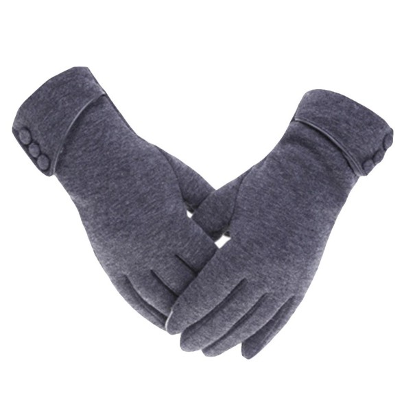 Luvas elegantes de caxemira para senhora J810 cinzento