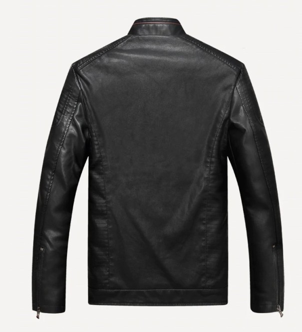 Luxe heren leren jas J1989