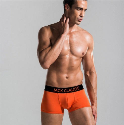 Luxe herenboxershorts - Oranje