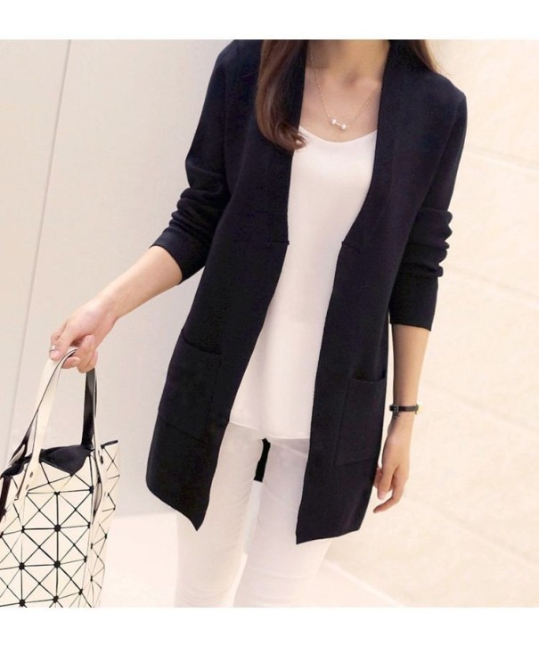 Luxuriöse Cardigan für Damen – Schwarz S